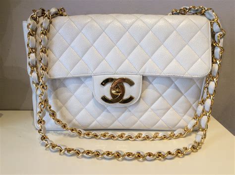 chanel jumbo maxi bianca|Chanel handbags outlet.